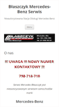 Mobile Screenshot of mercedes-serwis.com